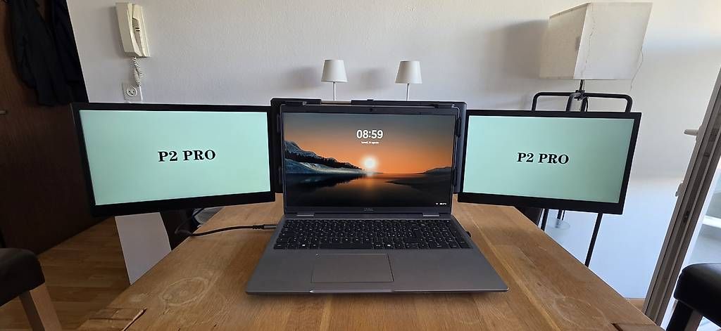 Tables: Doppio schermo per laptop.  – D'occasion à Paradiso par ulu_85dv