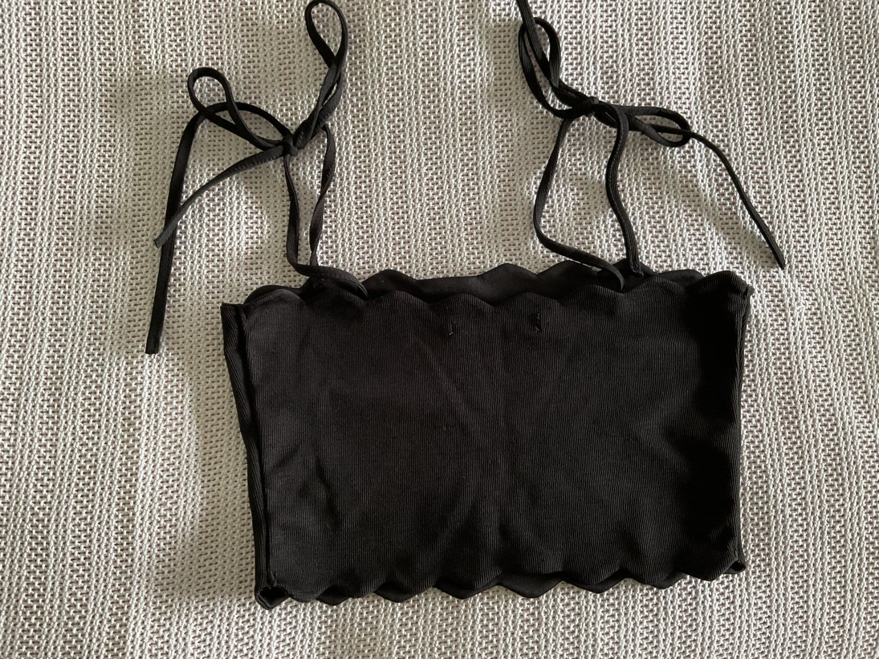 Zara Tops: zara - Sommer Top schwarz - Gr. S – Gebraucht aus Walchwil von Budy7