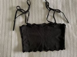 zara - Sommer Top schwarz - Gr. S