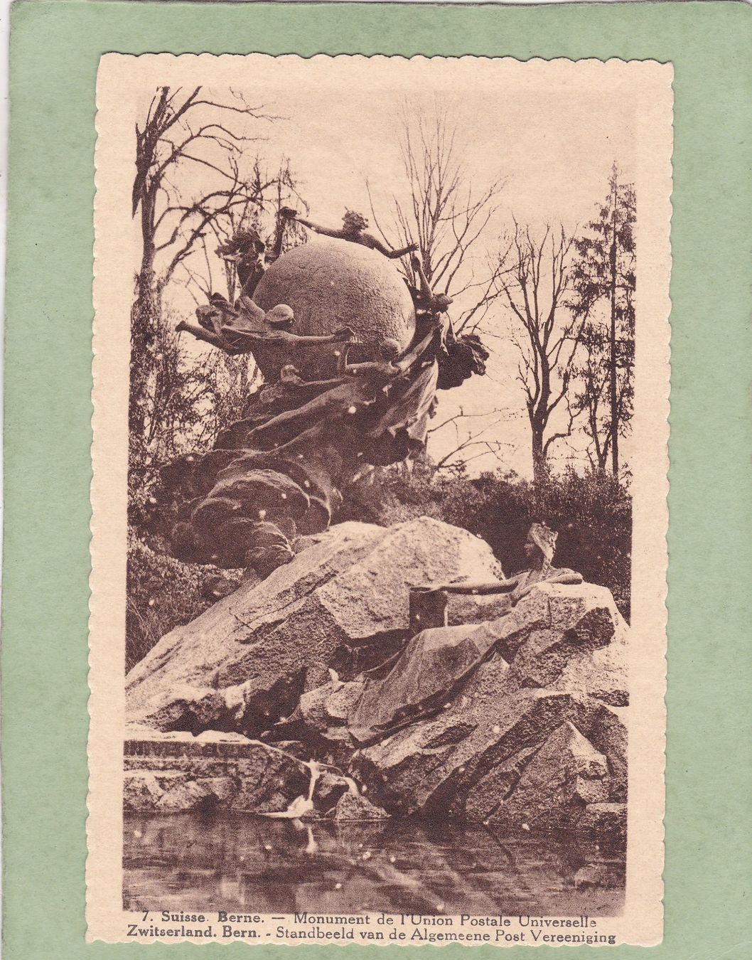 Cartoline postali: Bern Monument de l' Union Postale Universelle – Usato da Herisau venduto da Lisegrat2008