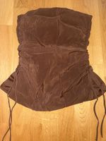 Zara Korsett Oberteil braun