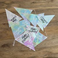 Girlande Happy Birthday bunt neuwertig