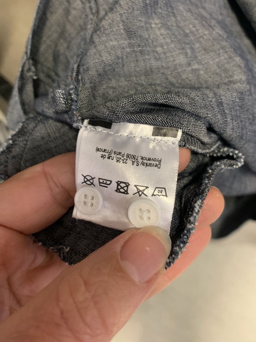 Lacoste Vestiti: Lacoste grau Hemd Kleid Gr XS/S – Usato da Unterseen venduto da jpowers1971 4