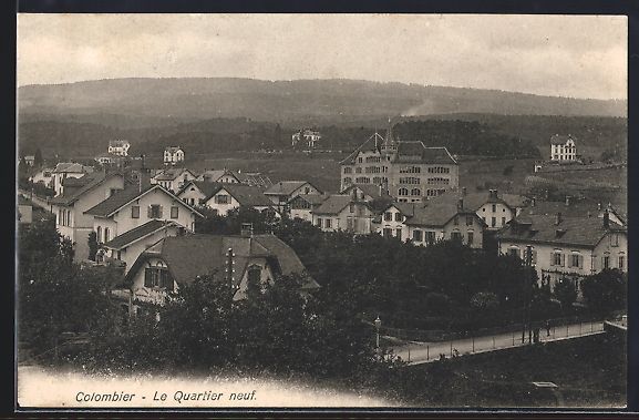 Cartes postales: AK Colombier /NE, Le Quartier neuf – D'occasion à Berlin par bartko-reher