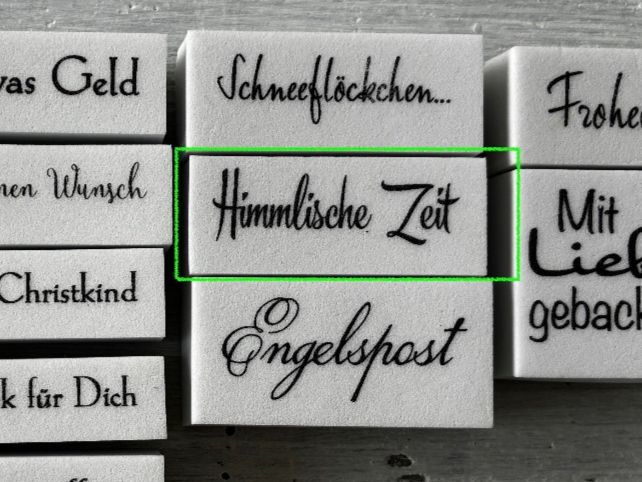 Timbri: LaBlanche Stempel Spruch 'Himmlische Zeit' 1-teilig – Usato da Glattfelden venduto da Qwerasdf