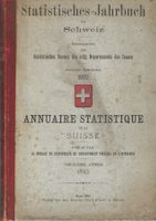 Statistisches Jahrbuch der Schweiz 1892