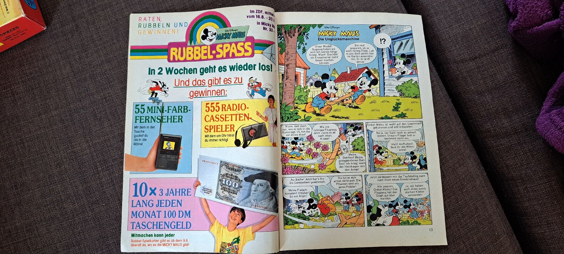 Comics: Micky Maus Heft, Nr. 31, 27.7.1989, Disney – Gebraucht aus Kleinlützel von Breizh_kalon 2