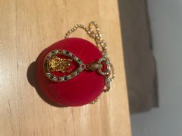 Goldkette mit Buddha Anhänger, neuwertig, ideales Geschenk!