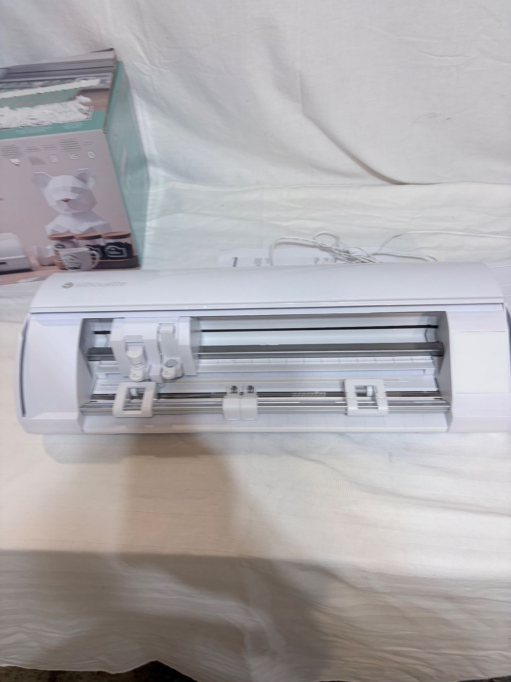 Silhouette Stampanti: Schneideplotter Silhouette Cameo 5 weiss – Usato da Sevelen venduto da Tschitschi 4