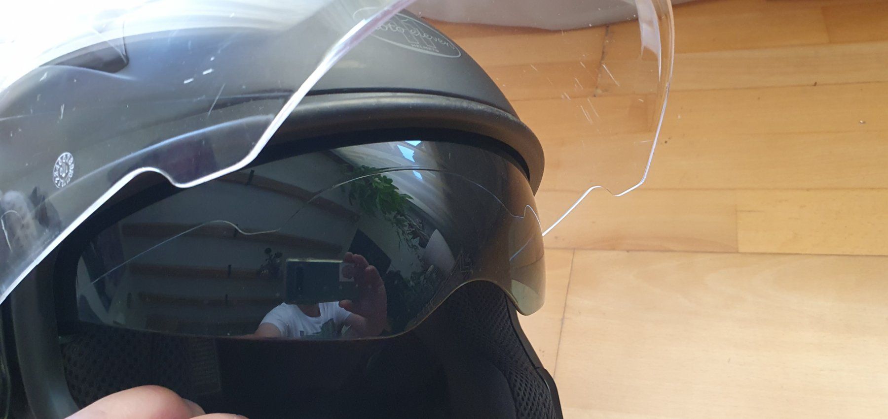 Casques & visières: MOTO11 JET HELM CAFE RACER mit Visier ; GR. M – D'occasion à Rothenburg par Bleonhard 3