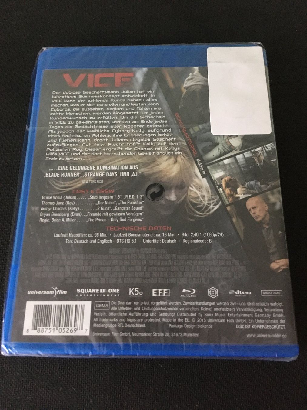 Tutti i DVDs: Vice [Blu-ray] (Neu/OVP) – Nuovo e nell'imballaggio originale da St.Gallen venduto da MedienJoe 1
