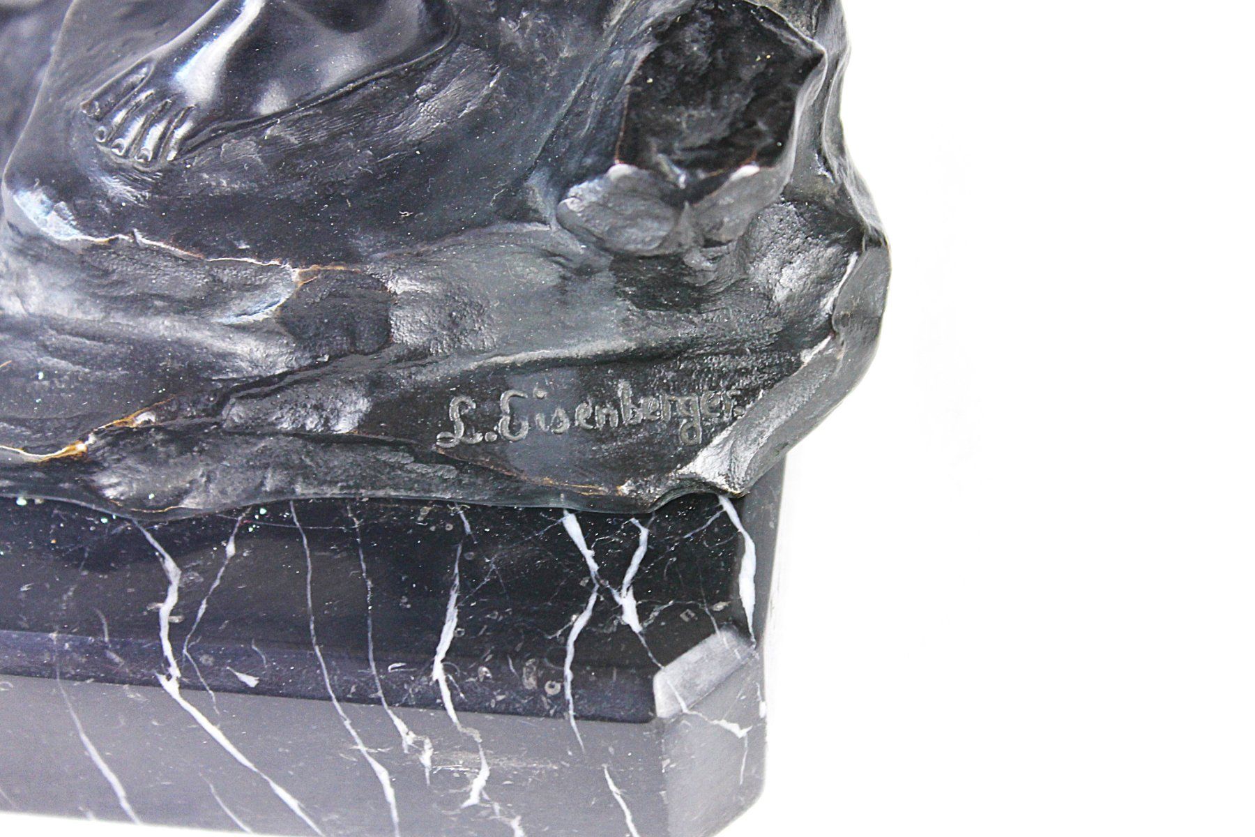 Figuren: Signierte Bronzefigur von L. Eisenberger – Gebraucht aus Reinach BL von bk_brockireinach 5