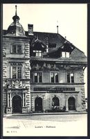 Luzern, Rathaus mit Exposition des Beaux