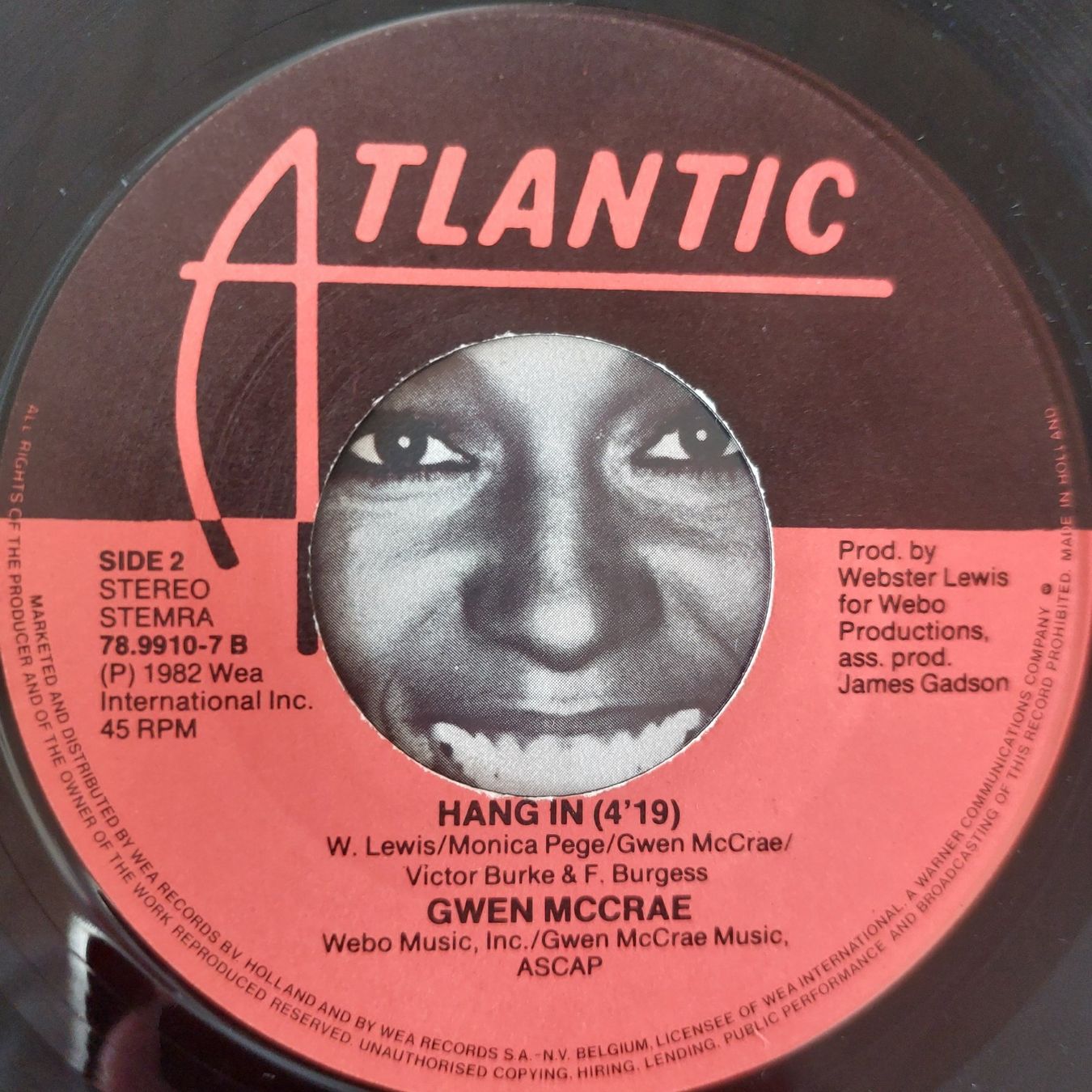 Dischi in vinile: Gwen McCrae – Keep The Fire Burning 7" 1982 – Usato da Würenlingen venduto da oli_ccy5 1