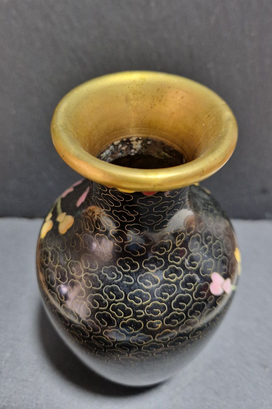 Vasi & Recipienti: Cloisonné Vase China Emaille – Usato da Winterthur venduto da Sadega 2