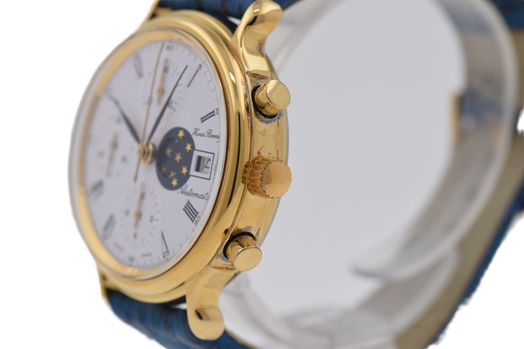 Orologi: Henri Berney Chronograph Mondphase Valjoux 7750 – Usato da Arni AG venduto da magnetKRAFT 2