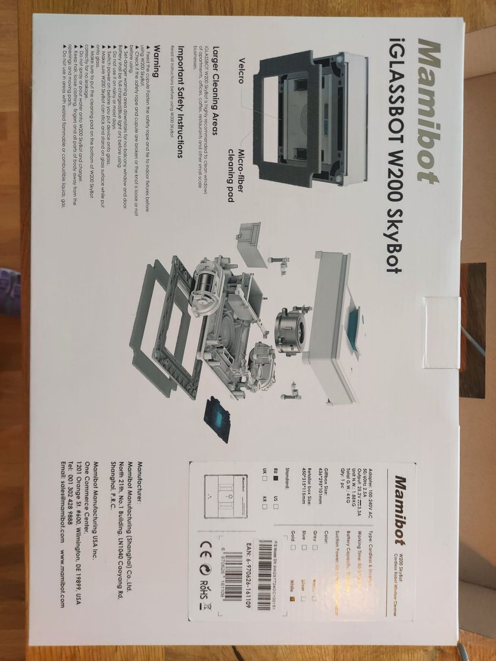 Altro per la casa: Mamibot iGLASSBOT W200 SkyBot – Nuovo (secondo la descrizione) da Brunnen venduto da Cro_S 2