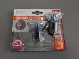 OSRAM GU10 5.3W LED Spots dimmbar 1xneu/1xgebraucht