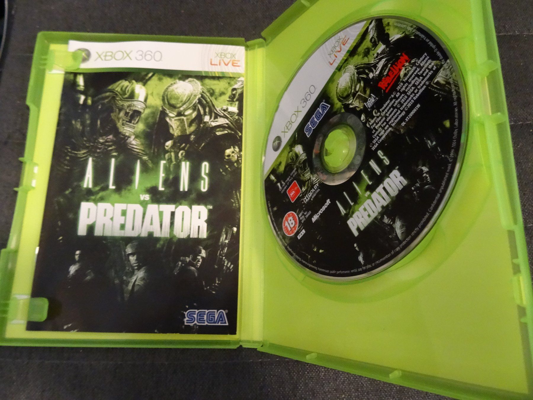 Spiele: Aliens vs Predator XBOX 360 – Gebraucht aus Olten von  1