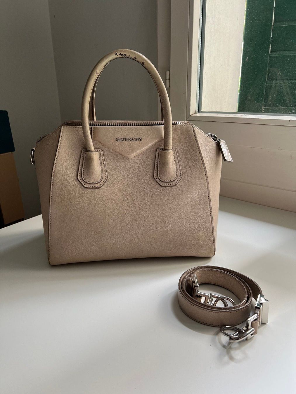 Givenchy Borse: Givenchy Antigona Small in Nude, 2015 – Difettoso da Zürich venduto da cefanie