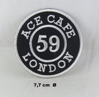 ACE CAFE LONDON - Aufnäher - Aufbügler - Stickerei - 7,7cm Ø