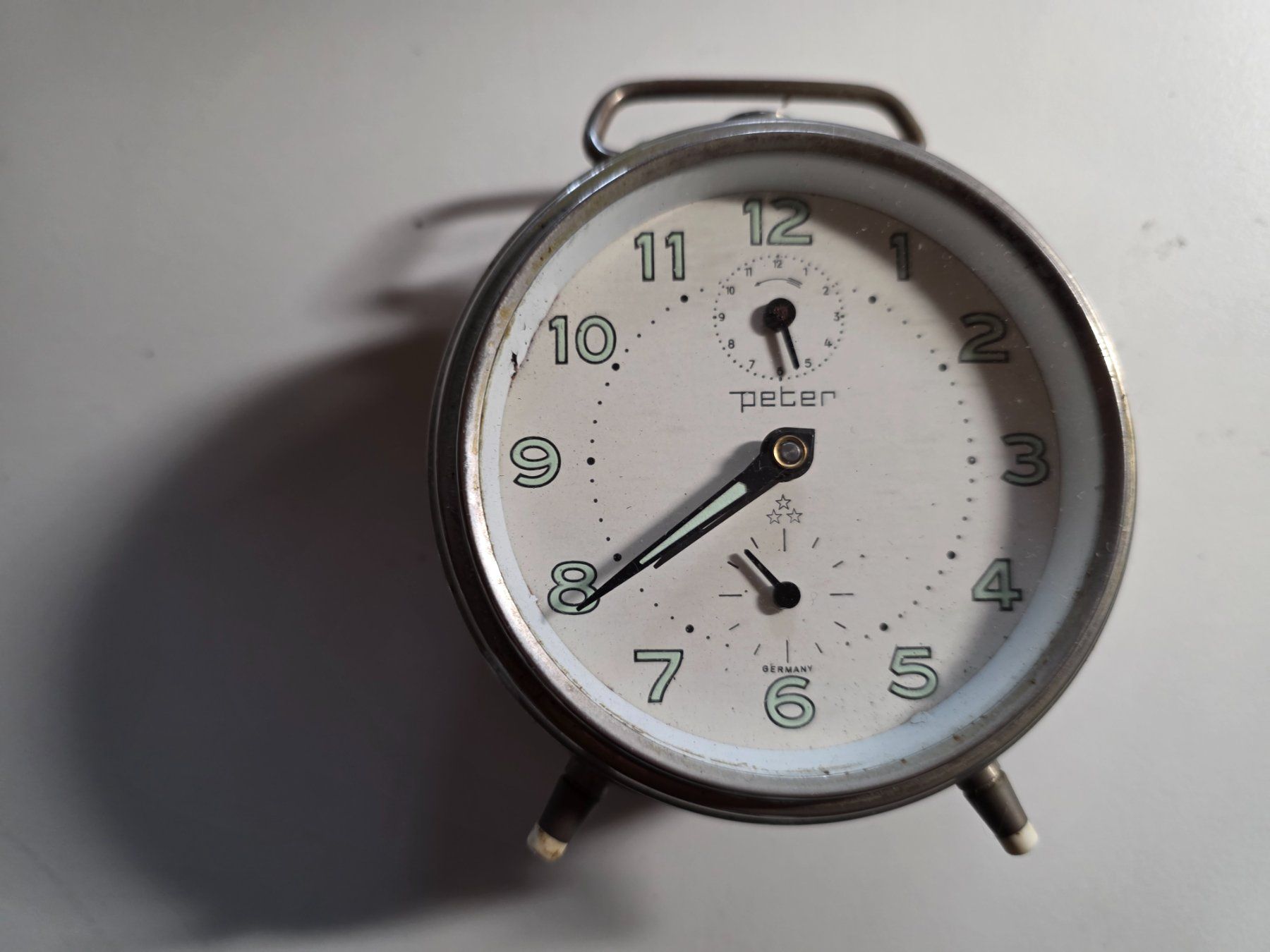 Sveglie: Vintage Reise Wecker Uhr antik - Peter – Usato da Walterswil BE venduto da Lonitti 1