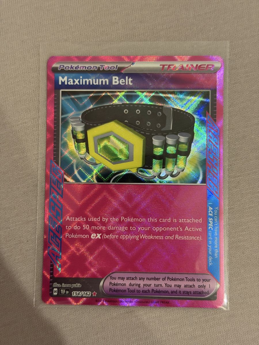 Pokémon Sammelbilder & Trading cards: Pokémon Maximum Belt 154/162 Temporal Forces – Neu (gemäss Beschreibung) aus St. Gallen von Xbylucas