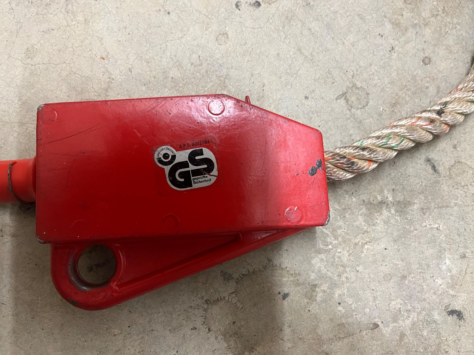 Kletterausrüstungen: SICHERHEITSEIL, AUFZUGSSEIL, 16.m. – Gebraucht aus Boll von pet_p87r 2