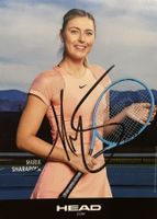 Maria Sharapova Tennis RUS Handsigniert EHM.WTA Nr.1