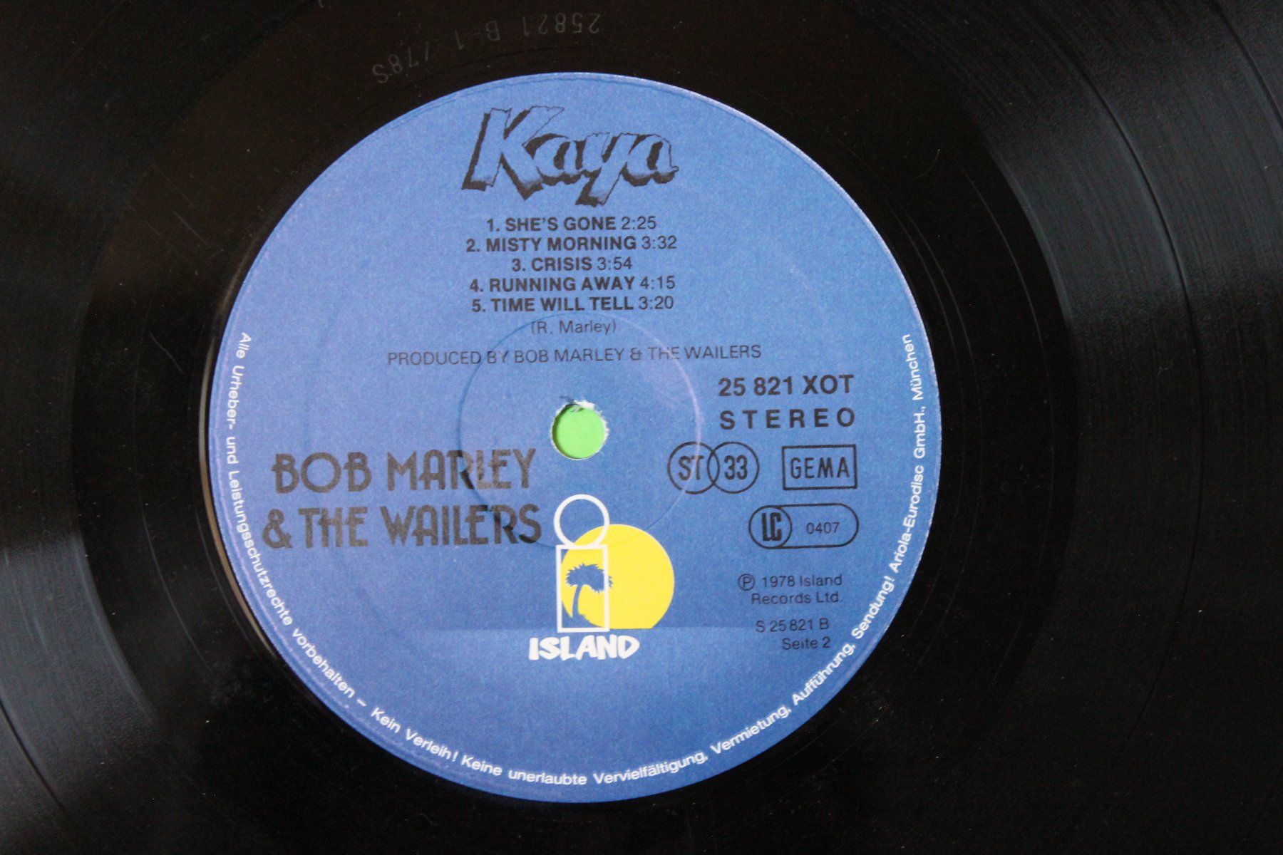Dischi in vinile: Bob Marley - Kaya LP Vinyl 12" 1978 – Usato da Tübach venduto da JamesStone 6