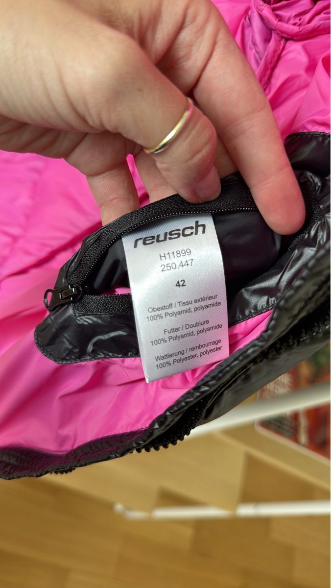 Reusch Giacche: Reusch Black & Pink Padded Jacket - Size 42 - Winter Ready – Usato da Zürich venduto da Flao_78376 1