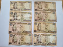 Banknoten aus Zypern