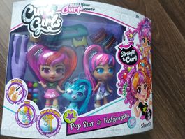 Curli Girls Puppen-Set, Pop Star & Fashionista, NEU