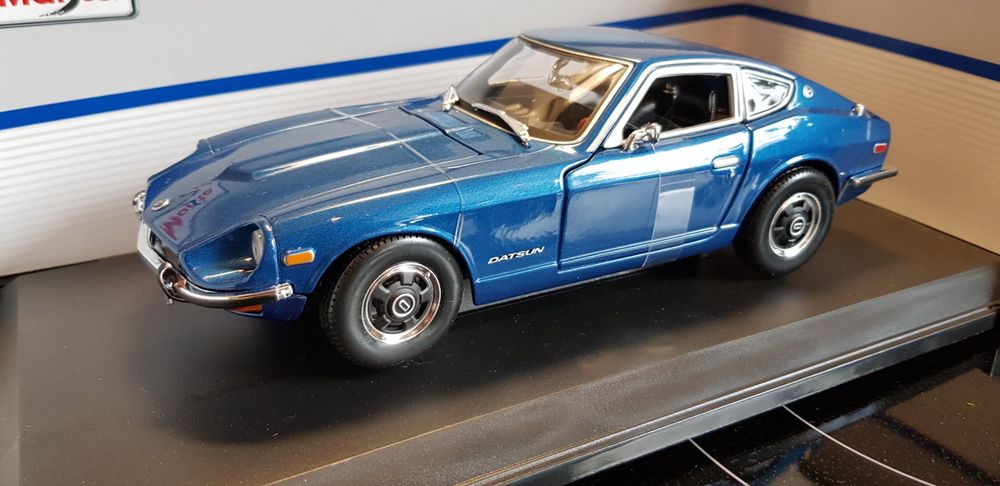 Maisto 1:18 Datsun 240Z année 1971 jaune 31170 modèle voiture 31170