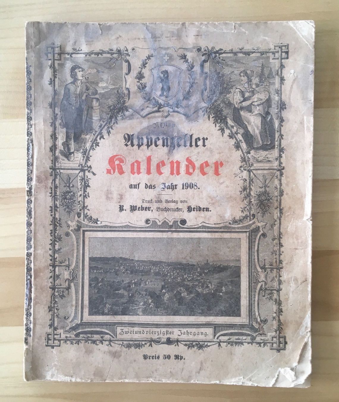 Calendari: Appenzeller Kalender 1908 – Usato da Zürich venduto da mirjamgg
