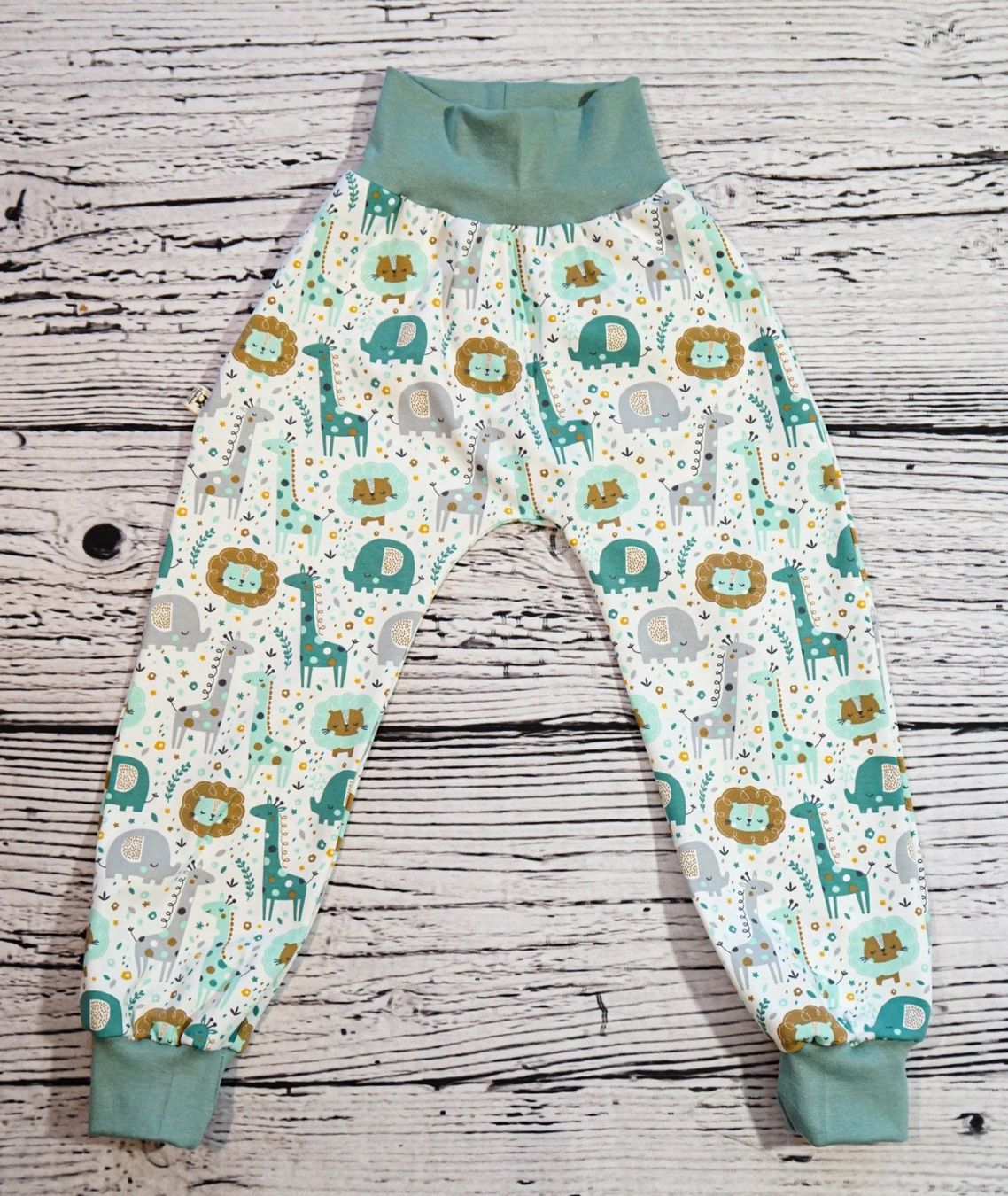 Pantaloni: Pumphose mit Tieren 98/104 NEU – Nuovo e nell'imballaggio originale da Zürich venduto da sambaum 1