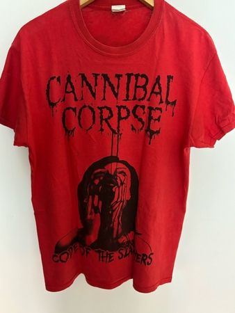 T-Shirt Cannibal Corpse Red Before Black rot Death Metal