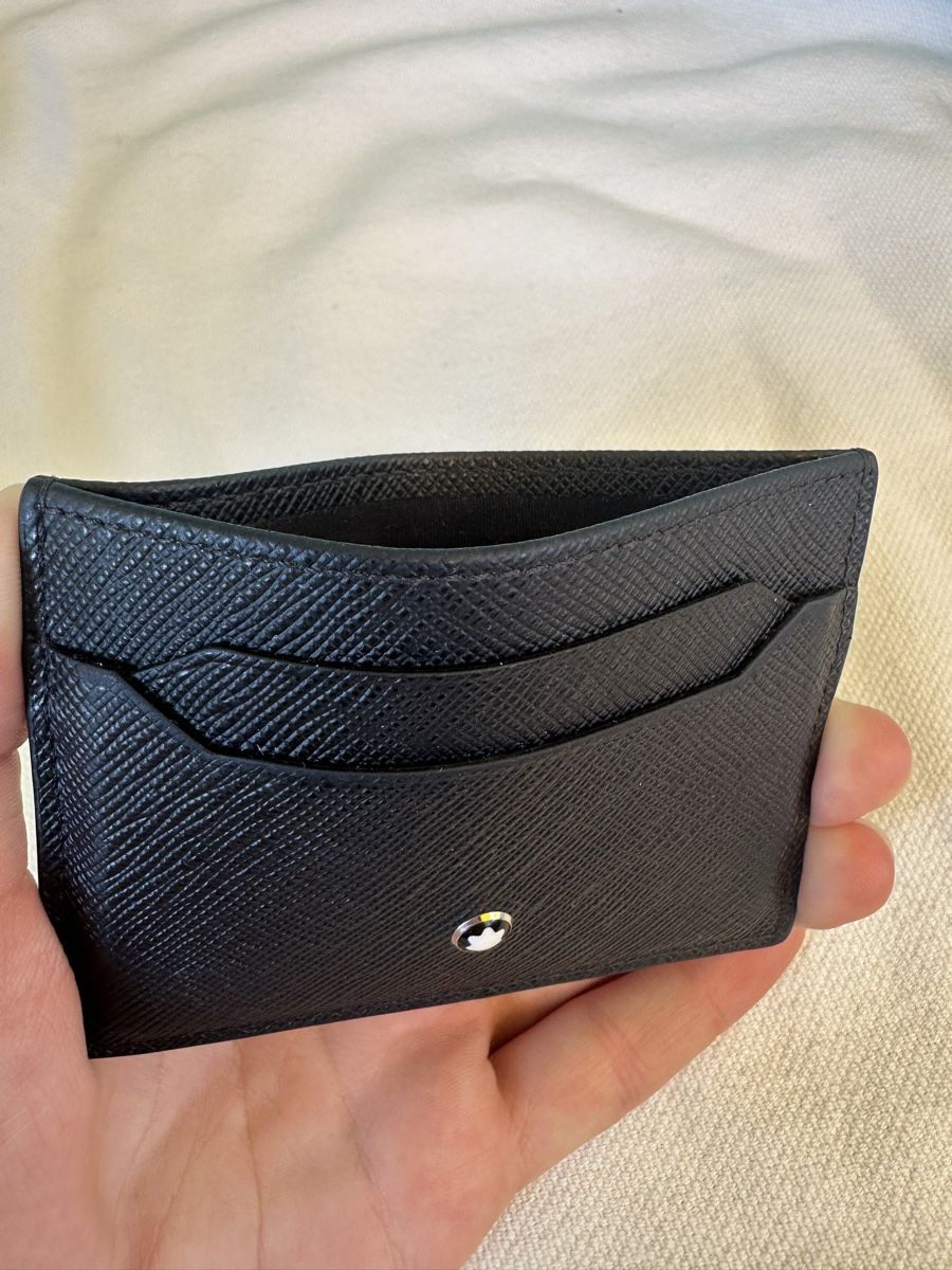 Montblanc Portefeuilles: Montblanc Kartenetui schwarz Leder  – Neuf (Voir description) à Schaffhausen par mil_5l9l 3
