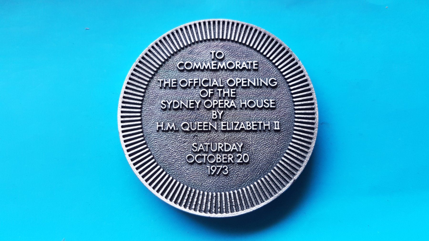 Medaglie: Medaille - Opening Sydney Opera House 1973 – Nuovo (secondo la descrizione) da Reinach BL venduto da Dexy62 1