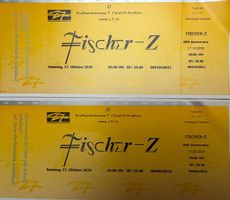 2 Tickets für Fischer-Z-Konzert am 17.10.2026 im Z7,Pratteln