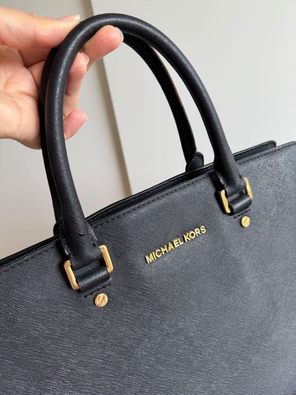 Michael Kors Borse da donna: Michael Kors Handtasche, schwarz – Usato da Triesen venduto da atos87 3