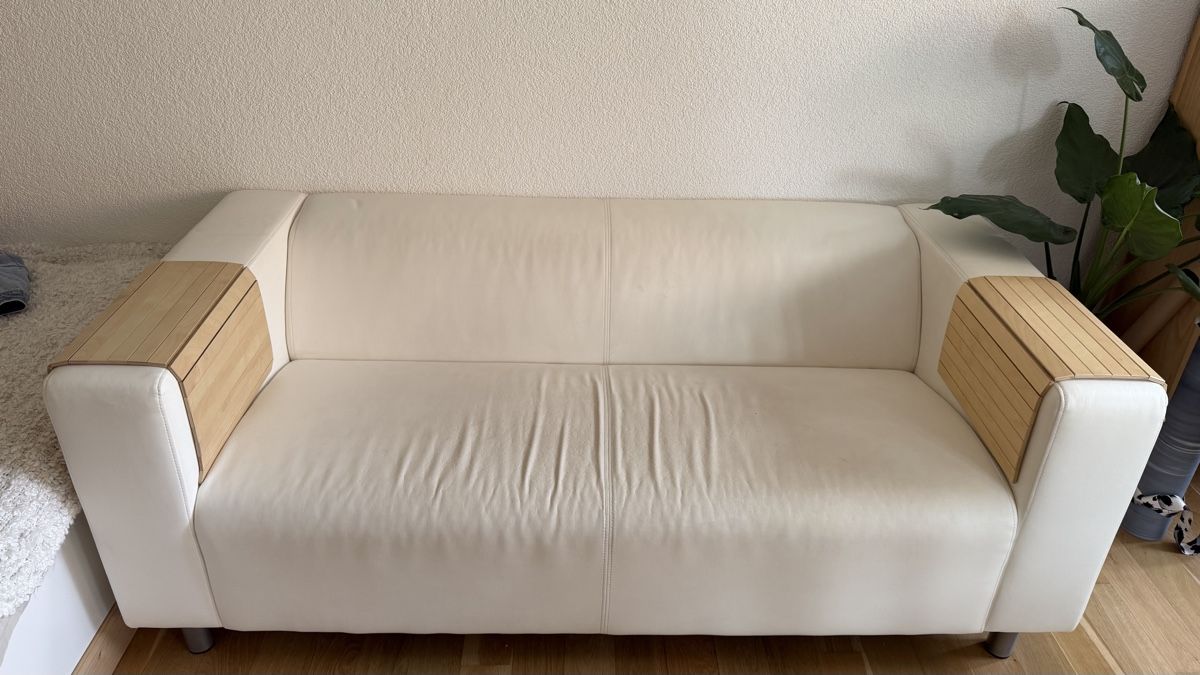 Divani: Beiges Kunstledersofa – Usato da Zürich venduto da theresa.st 5