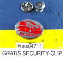 FIAT SEICENTO AUTO LOGO PIN GEPRÄGT MIT SECURITY-CLIP