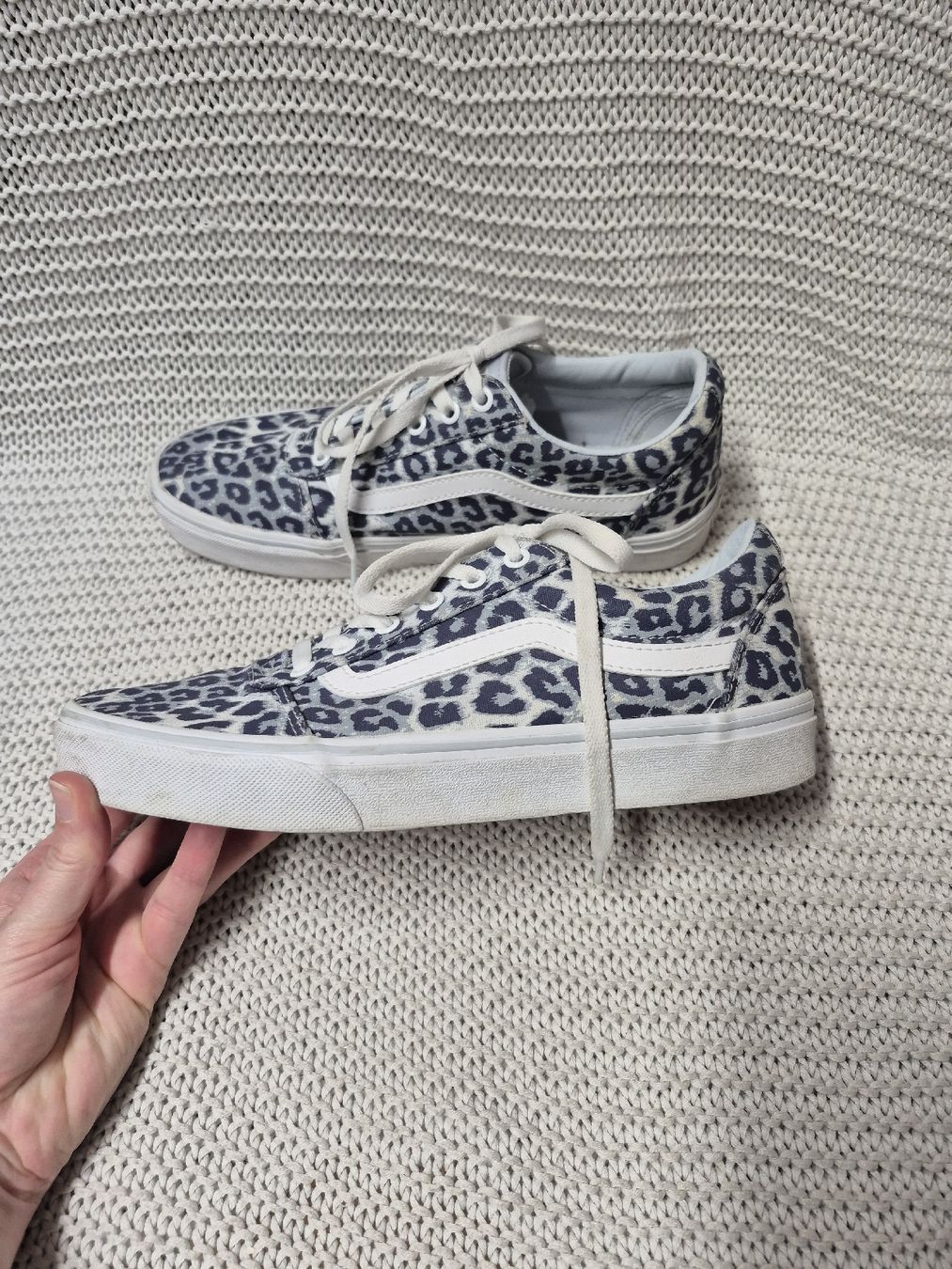Vans Scarpe da uomo: VANS Leopardenmuster blau Gr.41 – Usato da Merligen venduto da muss_haben 2