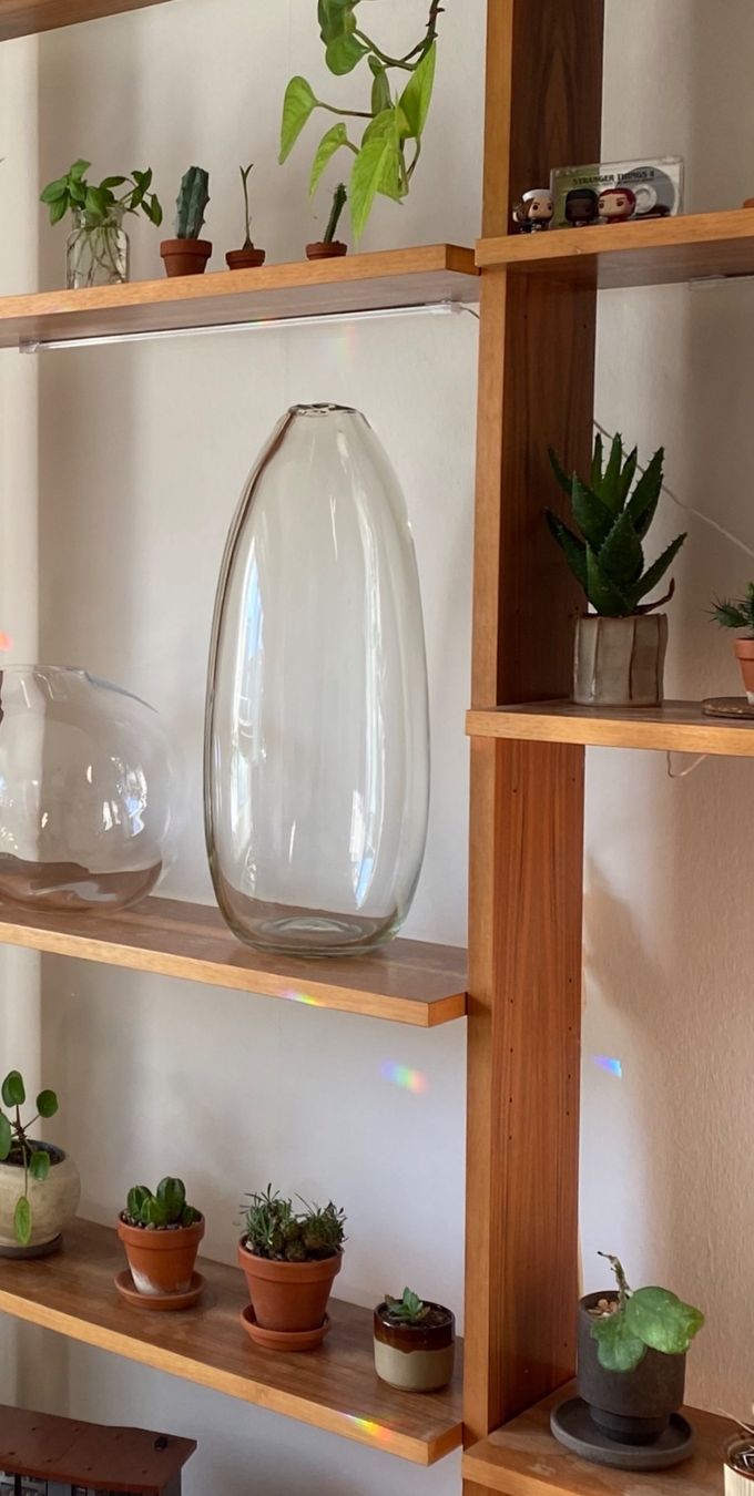 Vasi & Recipienti: Grosse Glasvase - Midcentury - Unique Shape – Usato da Zürich venduto da Sere.05 1