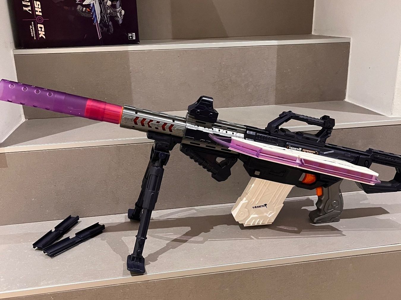 Giocattoli: Fusil jouet transformable Power Shock Blaster comme neuf! – Usato da Pully venduto da gpo_82kp 7
