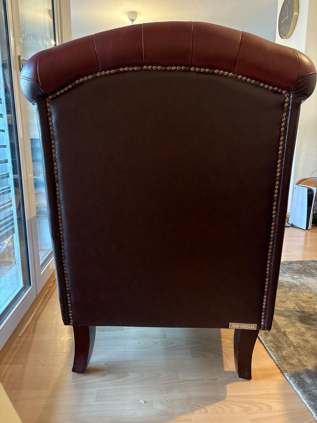 Chesterfield Poltrone: Chesterfield Sessel dunkelrot – Usato da Buchs ZH venduto da Shopping_Sabrina 3