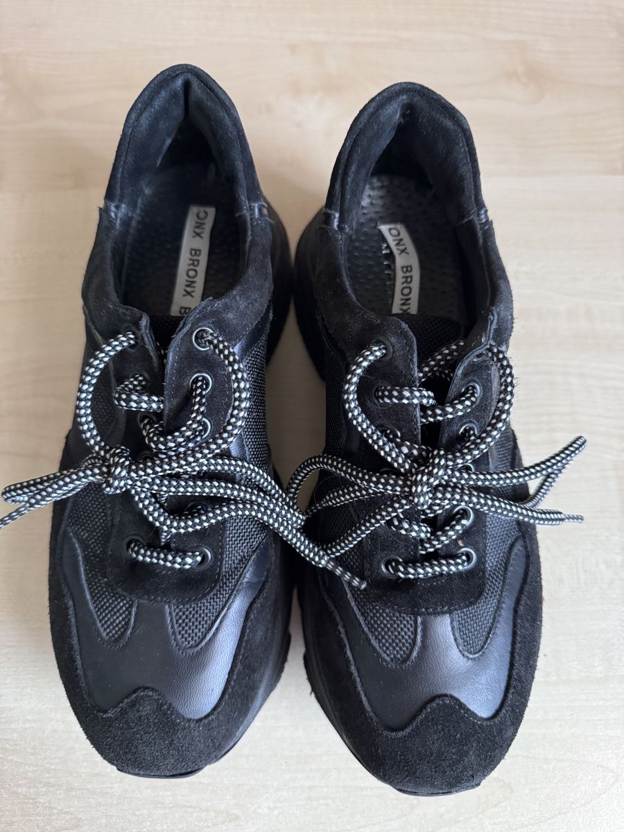 Scarpe da donna: Bronx black chunky sneakers - size 38 – Nuovo (secondo la descrizione) da Genève venduto da swissjojo 1