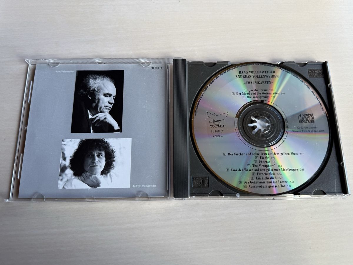 CD: Hans Vollenweider/Andreas Vollenweider-Traumgarten CD 1990 – Usato da Oberried Brienz venduto da Chyara 2