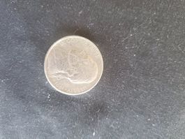Münze 5 cents USA 1991 Kupfer-Nickel-Legierung